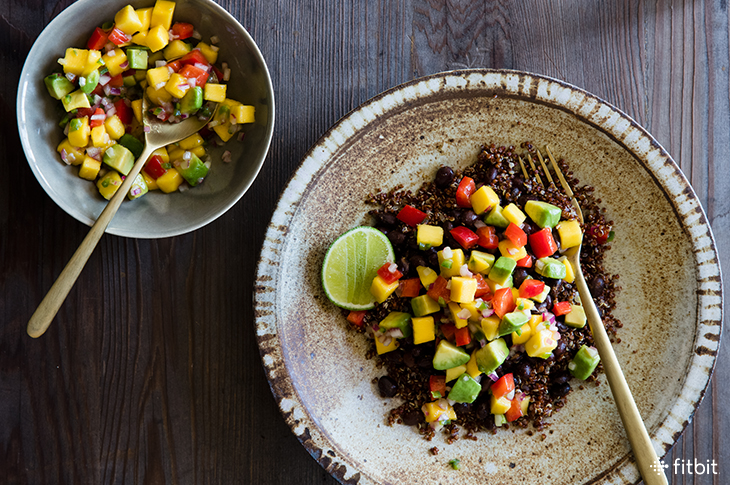 Healthy Recipe: Quinoa Bowl with Black Beans, Mango & Avocado