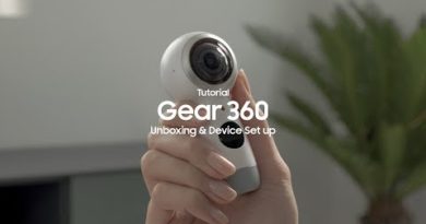 Samsung Gear 360: Tutorial - Unboxing & Device Setup