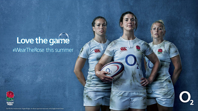 O2 Backs England Rugby S Red Roses With New Campaign Duncannagle Com