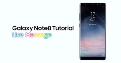 Samsung Galaxy Note8: Tutorial - Live Message