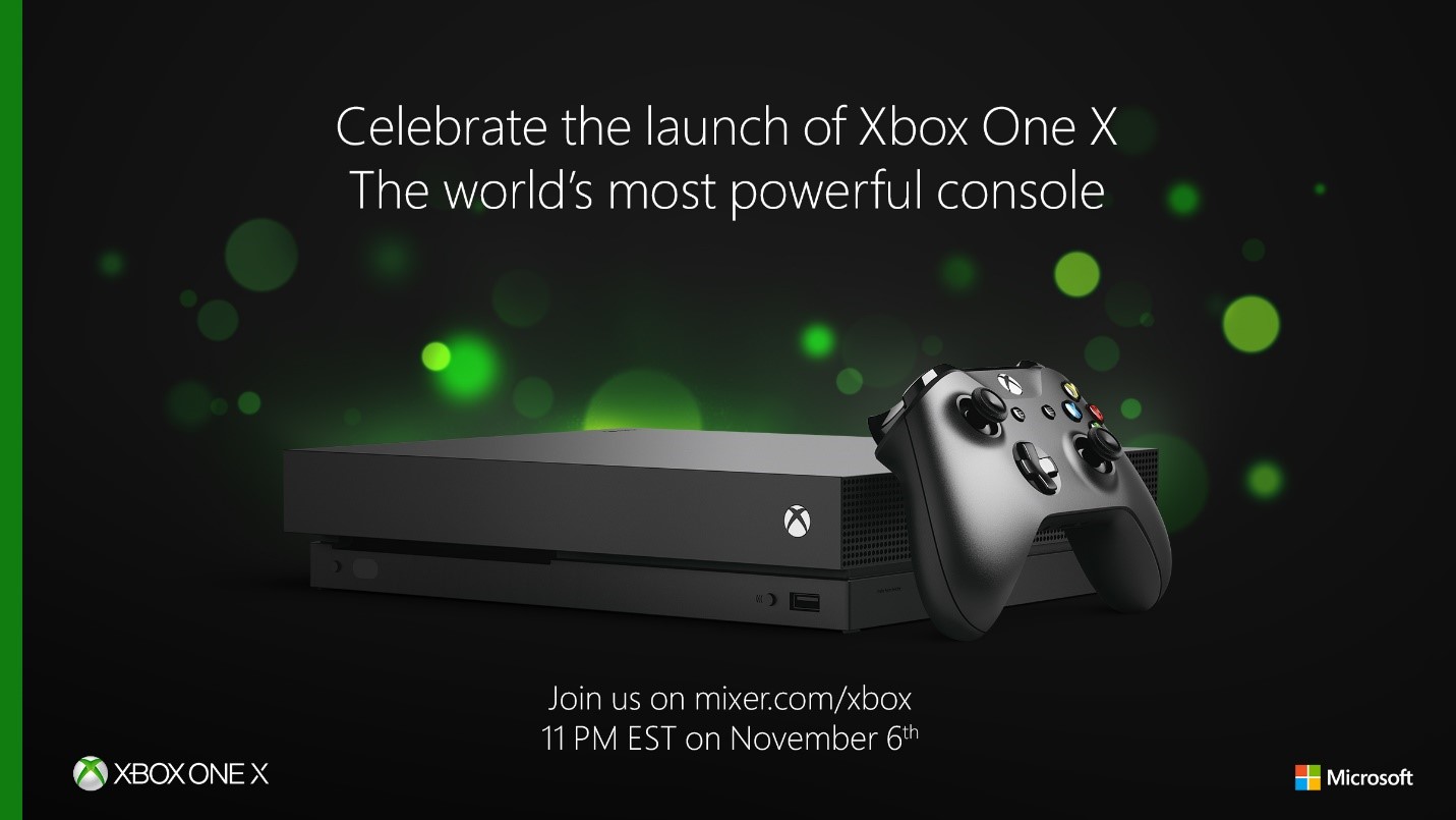 Join Us for the Launch of the World’s Most Powerful Console, Xbox One X