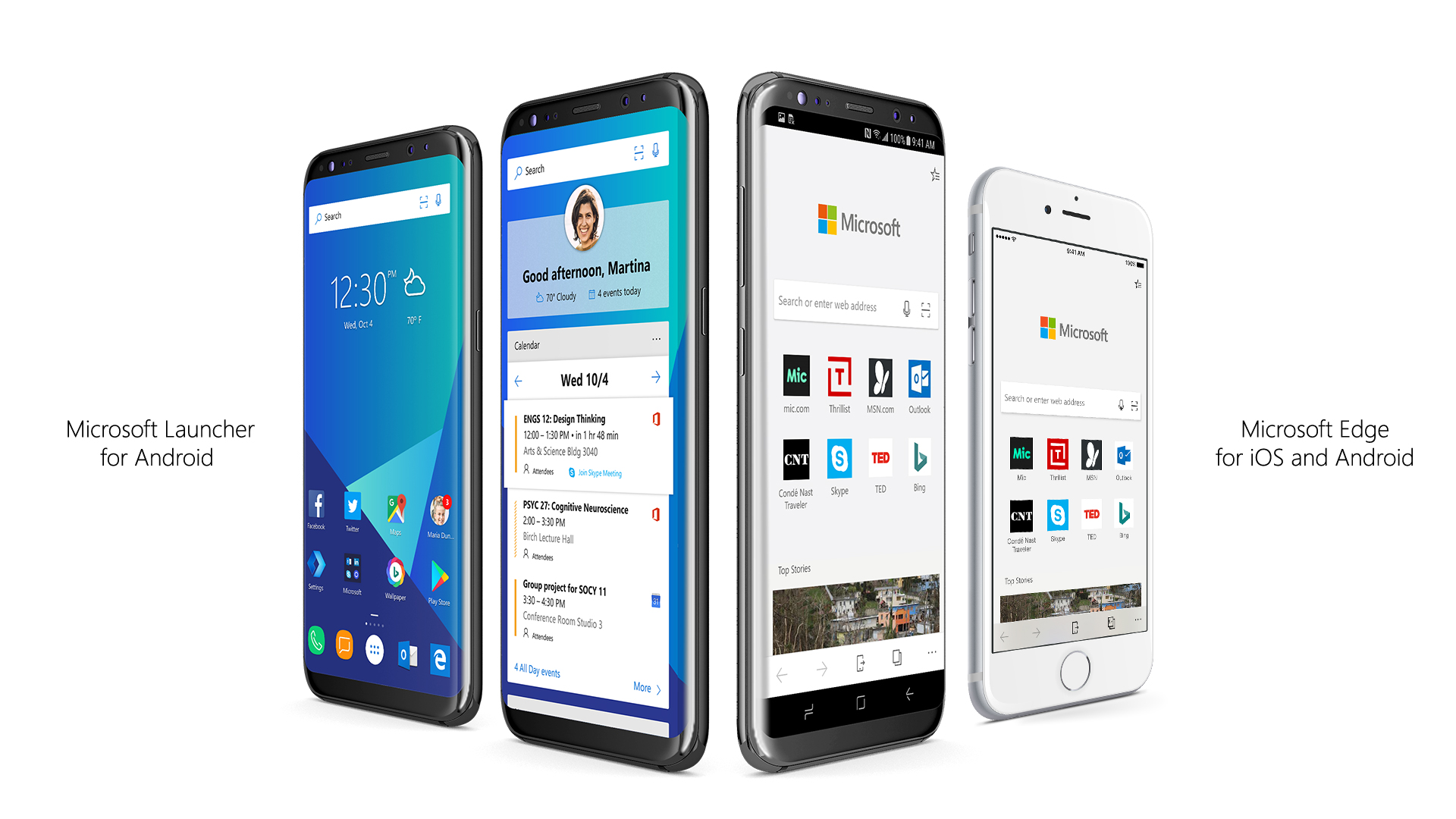 Announcing Microsoft Edge for iOS and Android, Microsoft Launcher