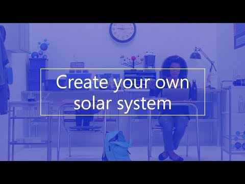 3D in Windows 10 Tutorials: Create your own solar system
