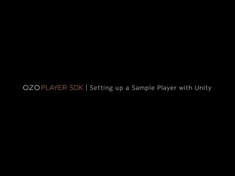OZO Player SDK: Setting Up a Sample Player with Unity