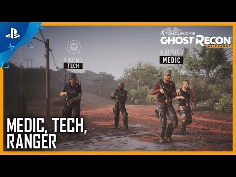 Tom Clancy’s Ghost Recon Wildlands - Ghost War Classes: Medic, Tech, Ranger | PS4