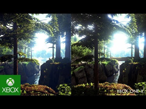 ARK: Survival Evolved | Xbox One X Gameplay Comparison