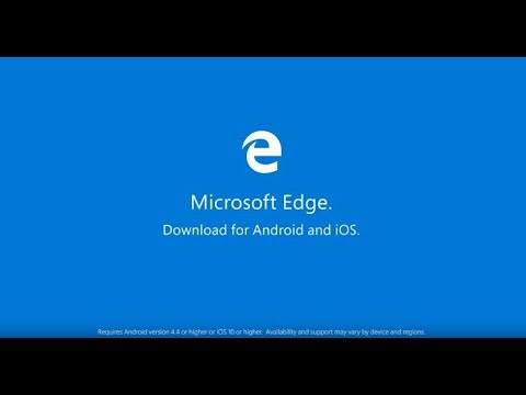 Microsoft Edge for iOS and Android