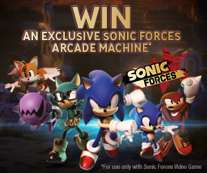 COMPETITION: Win an Exclusive Sonic Forces Arcade Machine