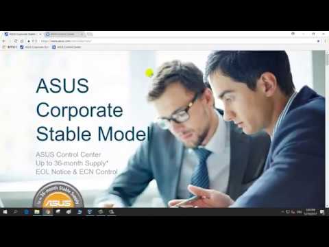 ASUS Control Center (ACC) Installation tutorial; Corporate Stable Model (CSM) Program - V2