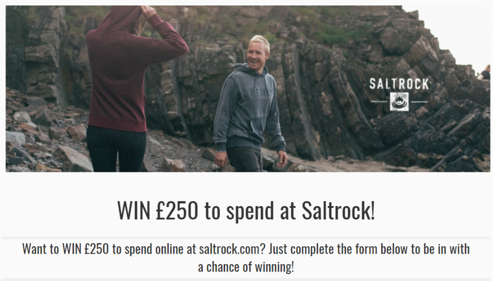 COMPETITION: Win £250 to spend at Saltrock