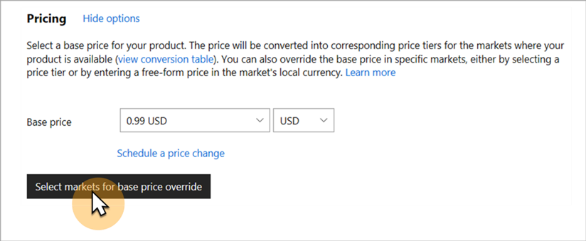 New Feature: Free-form pricing in Dev Center