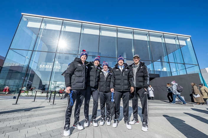Olympians From Around The World Visit Samsung Olympic Showcase In Gangneung Olympic Park During Olympic Winter Games Pyeongchang 2018