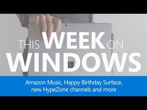 This Week On Windows: Amazon Music, Surface Pro turns 5 and Final Fantasy XV Windows Edition!