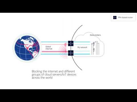 DDoS protection with Deepfield insight and FP4 cloud-scale routing
