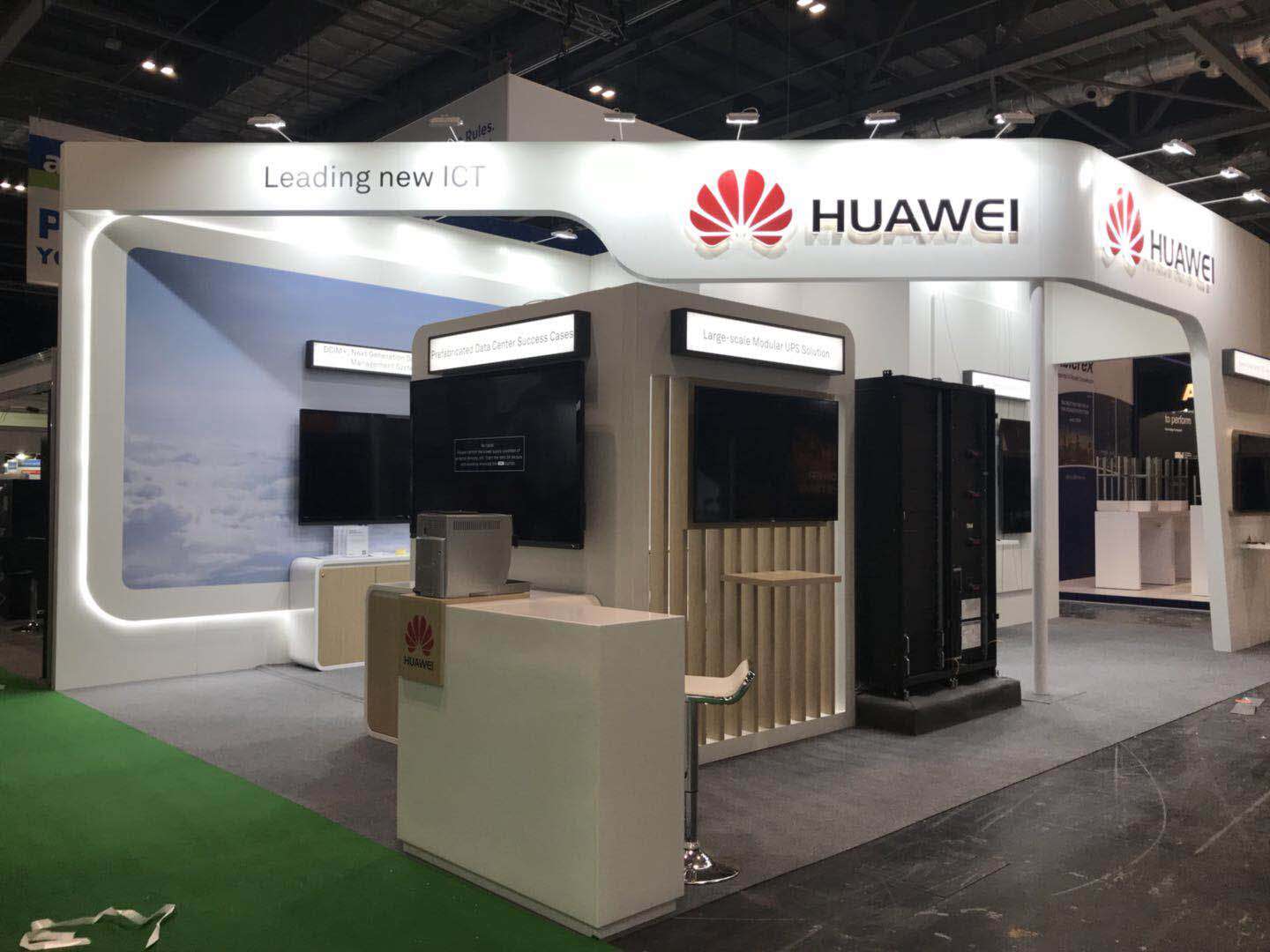 2018DCW Huawei unveiled its large-capacity Fusion power supply and distribution solution for the first time in European exhibitions