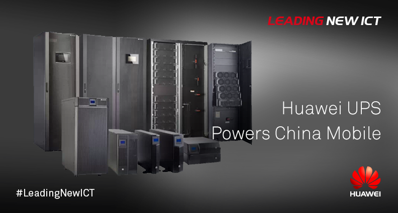 Huawei’s Modular UPS dominates in the China Telecom Carriers