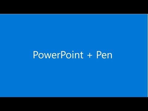 Windows 10 with Powerpoint & Pen