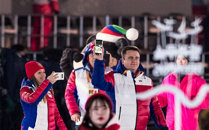 Paralympians Capture and Share Moments of the Opening Ceremony at the PyeongChang 2018 Paralympic Winter Games with their Exclusive Galaxy Note8