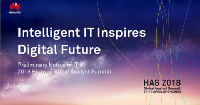 Intelligent IT Inspires Digital Future: See You at Huawei Global Analyst Summit 2018