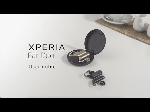 How to set up your new Xperia Ear Duo