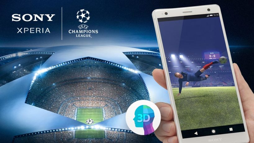 Put yourself in the Champions League final with Xperia Lounge and 3D Creator