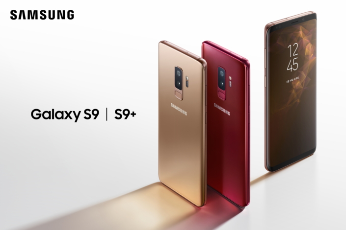 Samsung Introduces Sunrise Gold and Burgundy Red Editions for Galaxy S9 and S9+