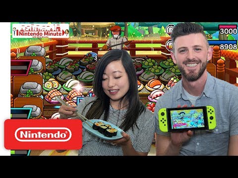 Sushi Battle + Making Our Sushi Creation in Sushi Striker: Way of the Sushido - Nintendo Minute