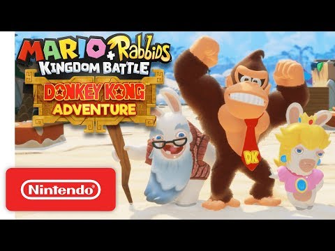 Mario + Rabbids Kingdom Battle: Donkey Kong Adventure DLC Gameplay Trailer - Nintendo Switch