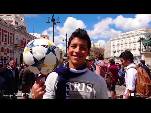 UCL Semi Final 2018 – Xperia XZ2 on the streets of Madrid