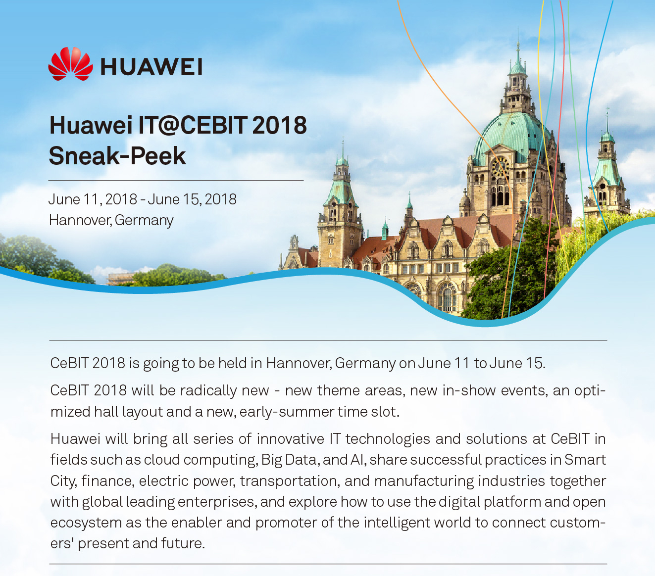 Huawei IT@CEBIT 2018 Sneak-Peak