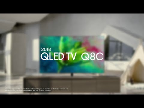 Samsung QLED TV : 2018 Q8C 4K UHD HDR Curved TV