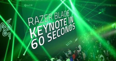 Razer Keynote in 60 seconds