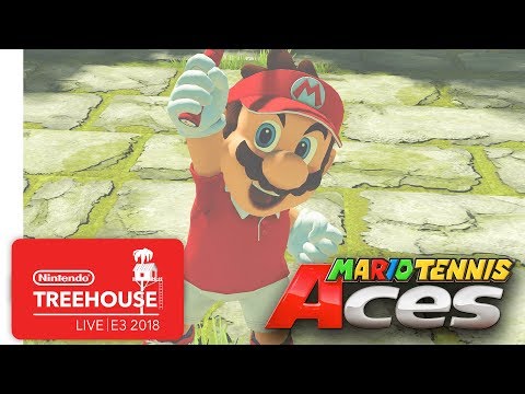Mario Tennis Aces Gameplay Pt. 1 - Nintendo Treehouse: Live | E3 2018