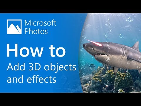 Video Editing  in Microsoft Photos | 3D Objects and Effects