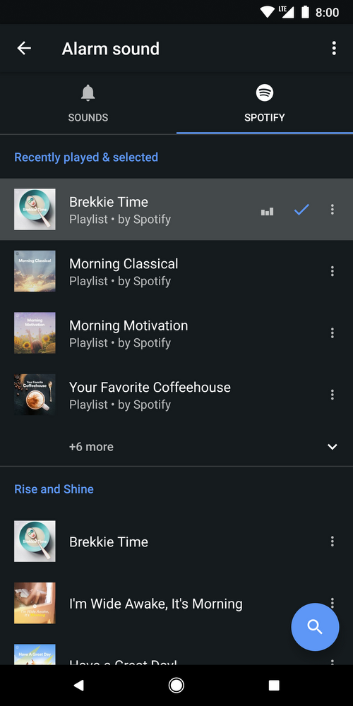 Start your day on a high note with musical alarms on the Google Clock app