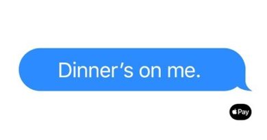 Apple Pay — Just text them the money — Dinner