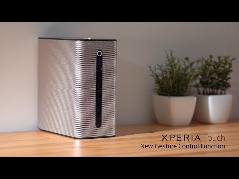 Using new gesture controls with Xperia Touch