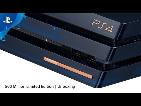 Unboxing the 500 Million LE PS4 Pro