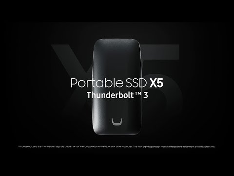Samsung Portable SSD X5 Thunderbolt 3 : Drive at lightning speed