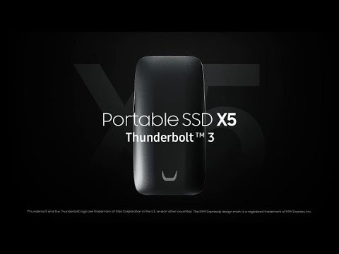 Samsung Portable SSD X5 Thunderbolt3 : Drive at lightning speed
