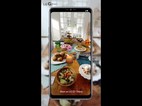 LG G7 ThinQ: Let's find AR stickers (Kitchen)