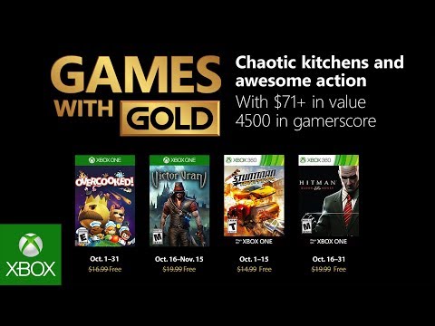 Xbox - October 2018 Games with Gold