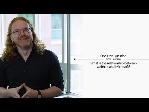 One Dev Question with Chris Heilmann - What is the relationship between webhint and Microsoft?