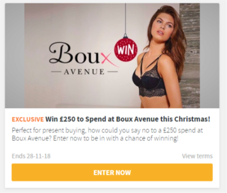 Win £250 to Spend at Boux Avenue
