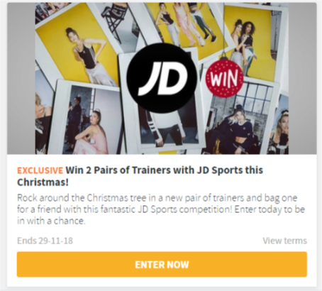 Win 2 Pairs of Trainers with JD Sports