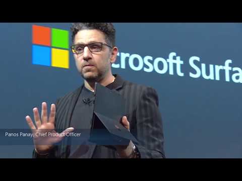Microsoft Chief Product Officer Panos Panay Introduces Surface Pro 6