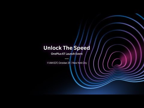 OnePlus 6T Launch Live Event