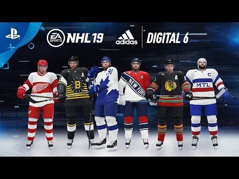 NHL 19 - EA Sports x adidas Digital 6 Jerseys | PS4