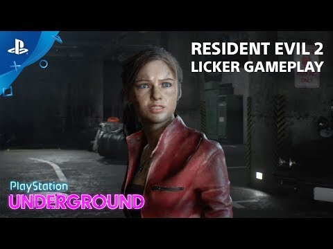 Resident Evil 2 - Licker Gameplay | PlayStation Underground