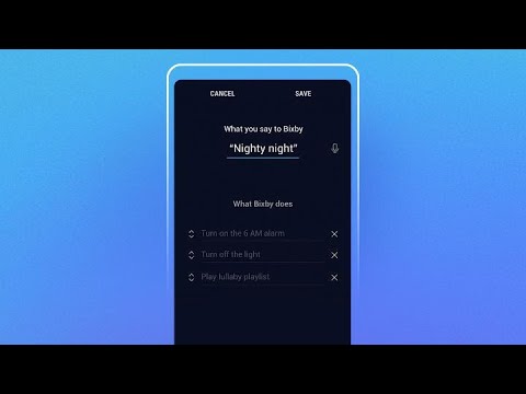 Bixby: How to create a quick command